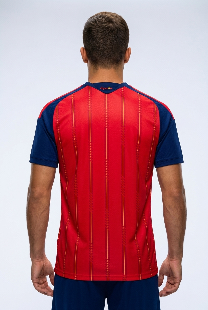 Camiseta local España trasera