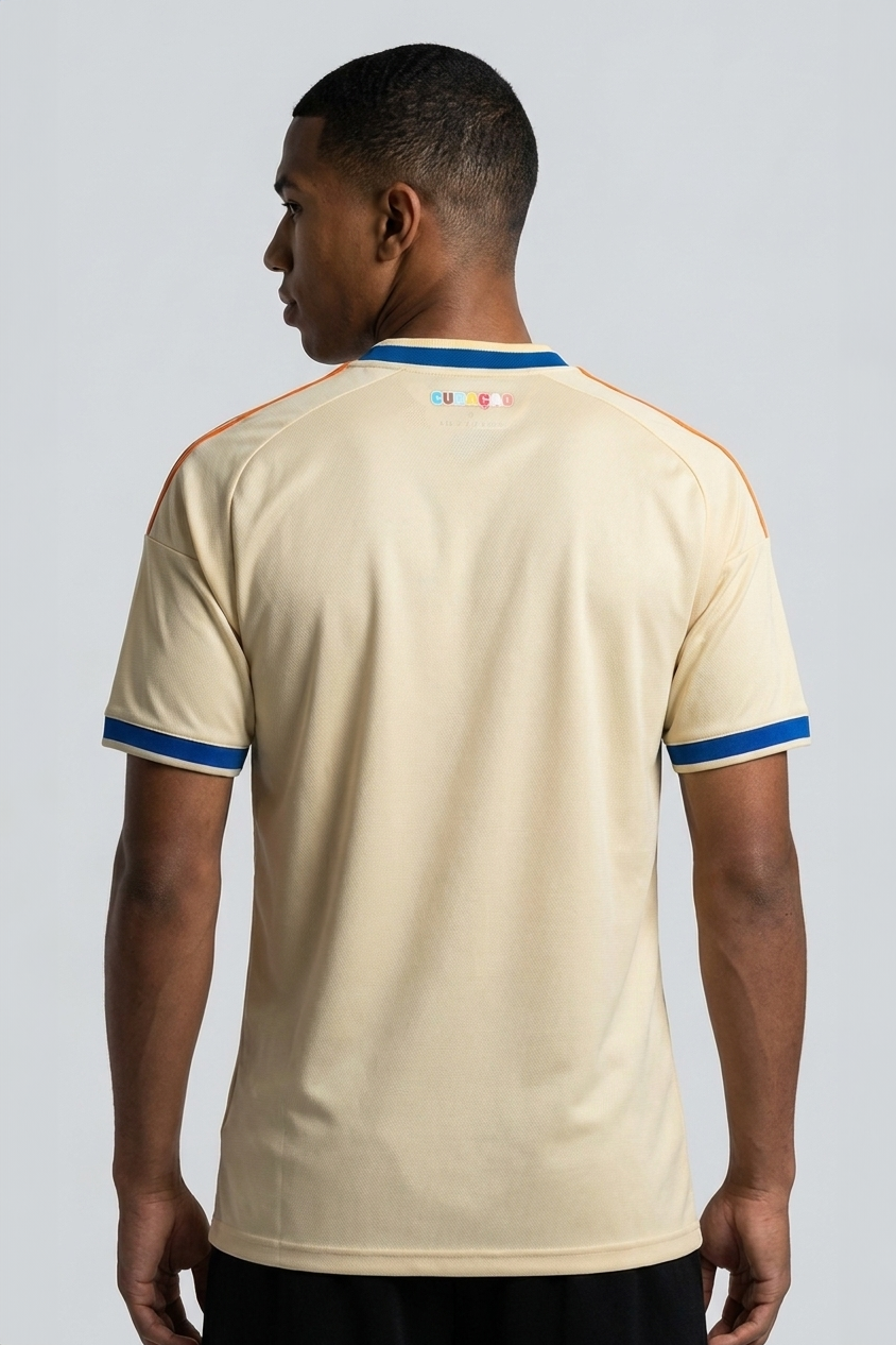Camiseta visitante Curazao trasera