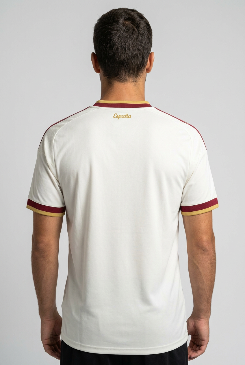Camiseta visitante España trasera