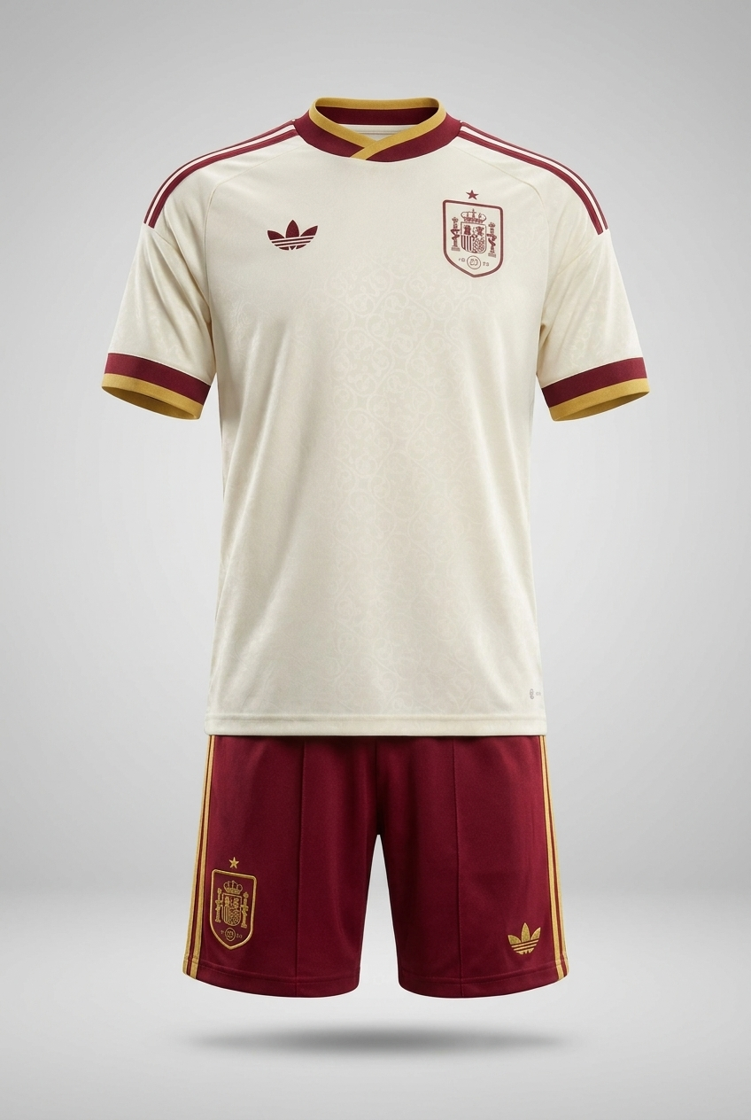 Conjunto visitante España niños